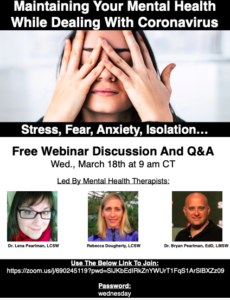 Maintaining Your Mental Health While Dealing With Coronavirus