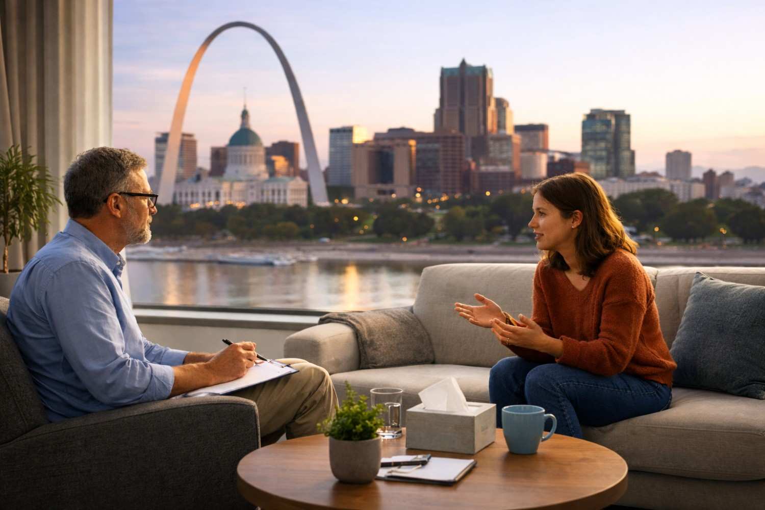 Counseling session in St. Louis
